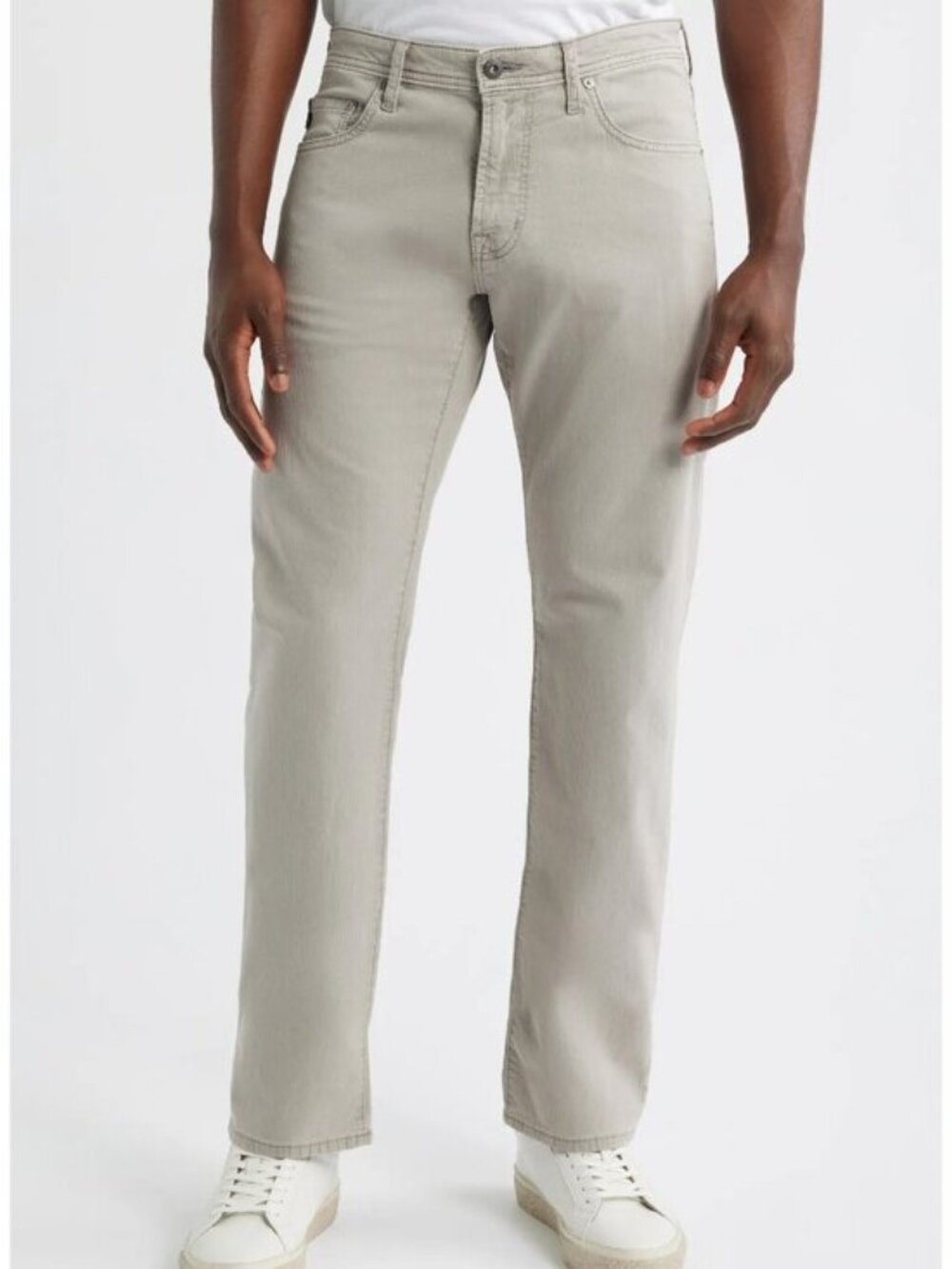 AG Italian Bedford Straight Leg Jeans in Sulfur Ashen Sky
